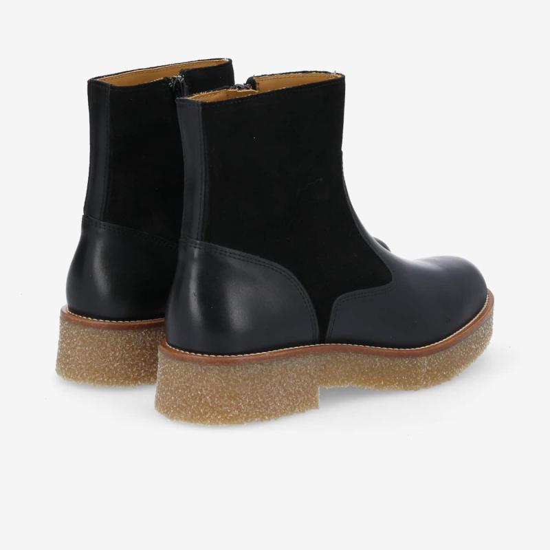 DORA BOOTS W - NAPPA/SUEDE -  NOIR